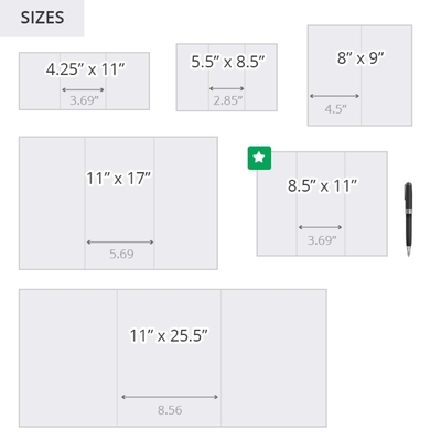 Folleto de folleto de doble cara plegable de diseño libre Impresión de folleto de bienes raíces