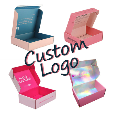 Logotipo personalizado de la caja de regalo de la moda de la caja de envío de la imagen de la capa UV