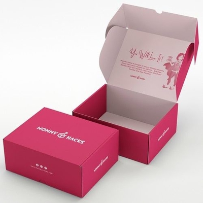 Logotipo personalizado de la caja de regalo de la moda de la caja de envío de la imagen de la capa UV