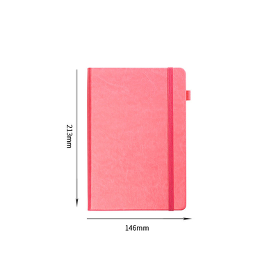 Cuaderno espiral de cuero grabado en relieve de la PU que imprime a Logo Journals de encargo