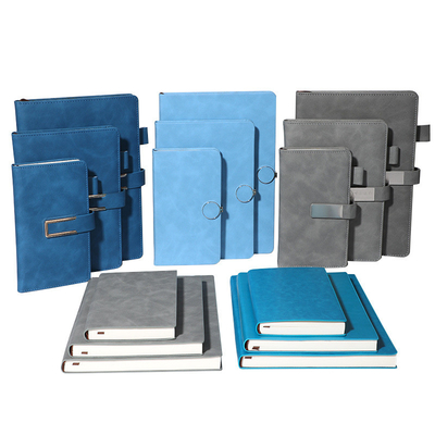 Cuaderno espiral de la cubierta de cuero de la PU que imprime la impresión personalizada del calendario
