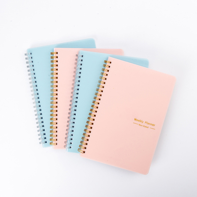 A5 cuaderno espiral del diario B5 que imprime el diario de cuero adaptable