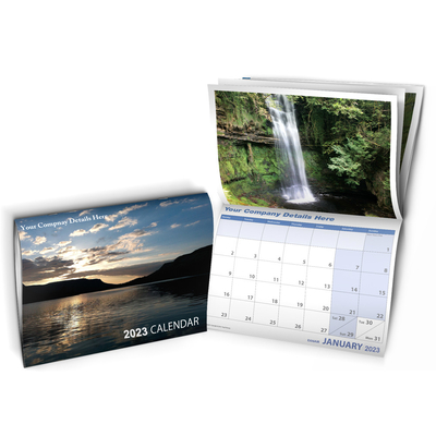 Obras de oficina 2024 Calendario de escritorio Impresión de costumbre Coser Enlace