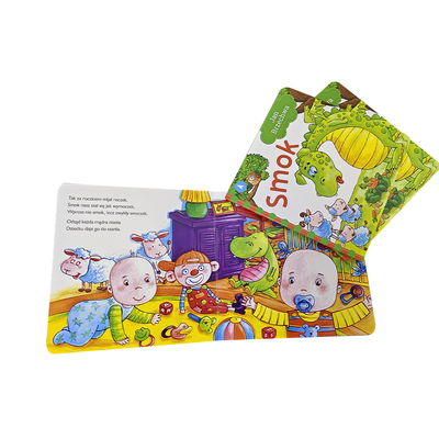 Niños A5 Niños Libro de tablero Impresión de tapa dura Servicio a todo color