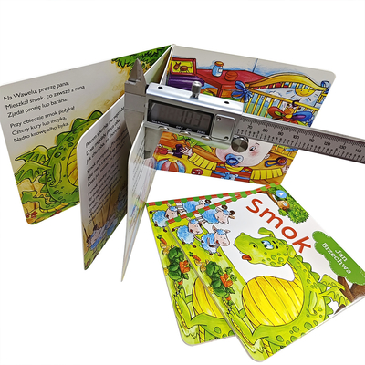 Niños A5 Niños Libro de tablero Impresión de tapa dura Servicio a todo color