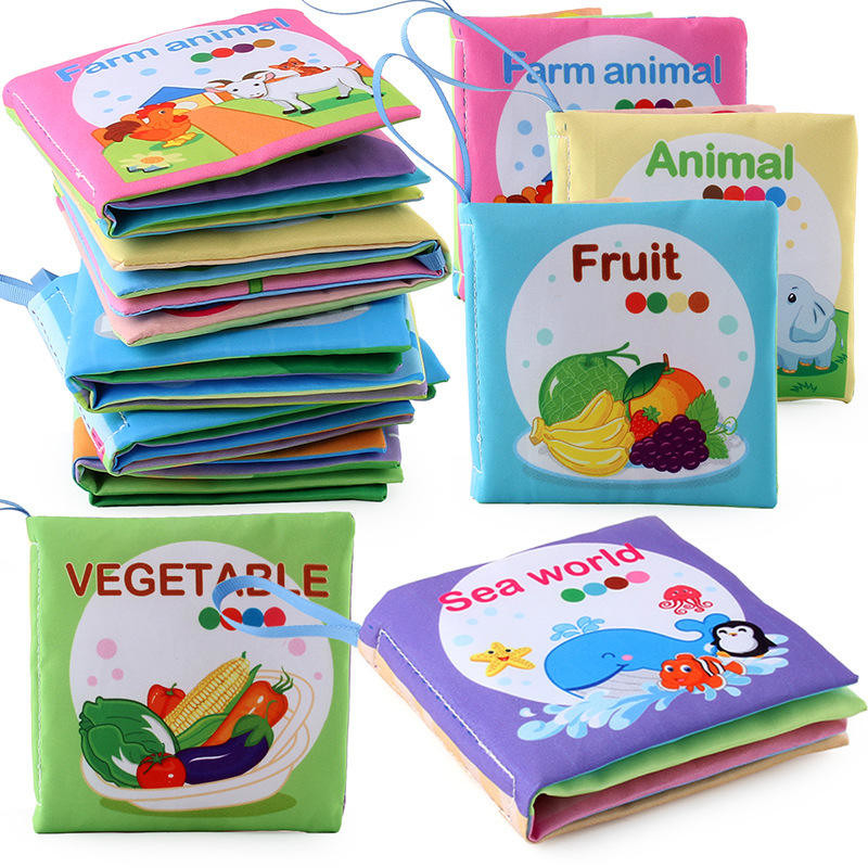 Juguetes Montessori, libros sensoriales para recién nacidos, libros de actividades de habilidades básicas para la vida para niños de 18 meses