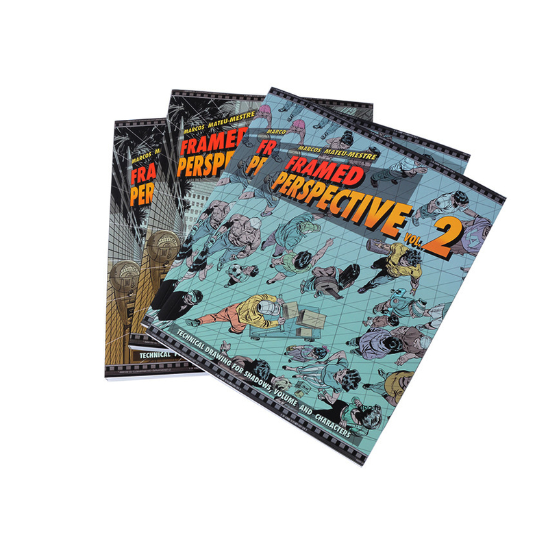 Impresión de libros de tapa blanda ISO9001 Impresión personalizada a todo color de cómics
