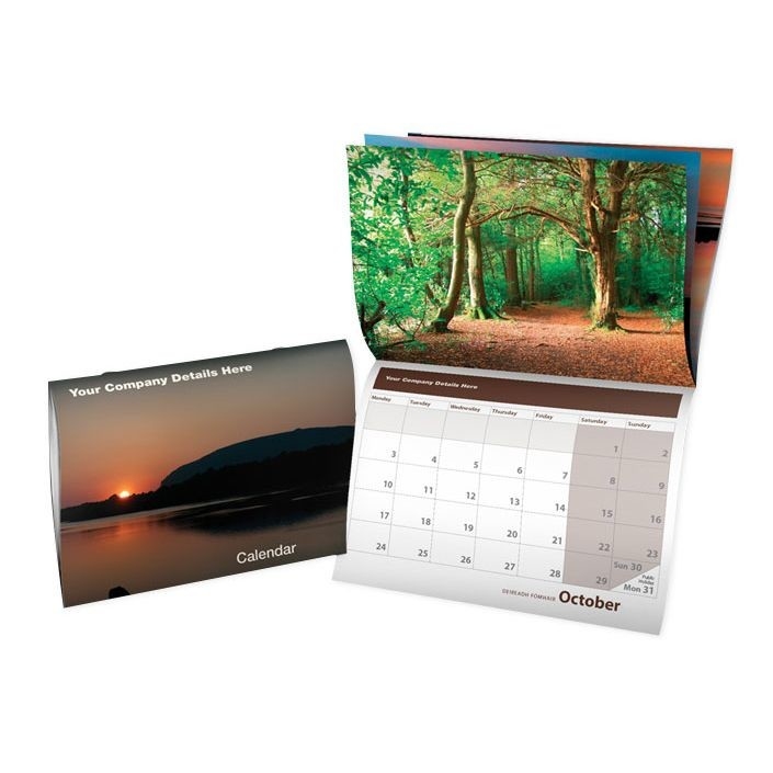 Calendario de pared de círculo roscado SGS que imprime calendario de vista de mes a todo color