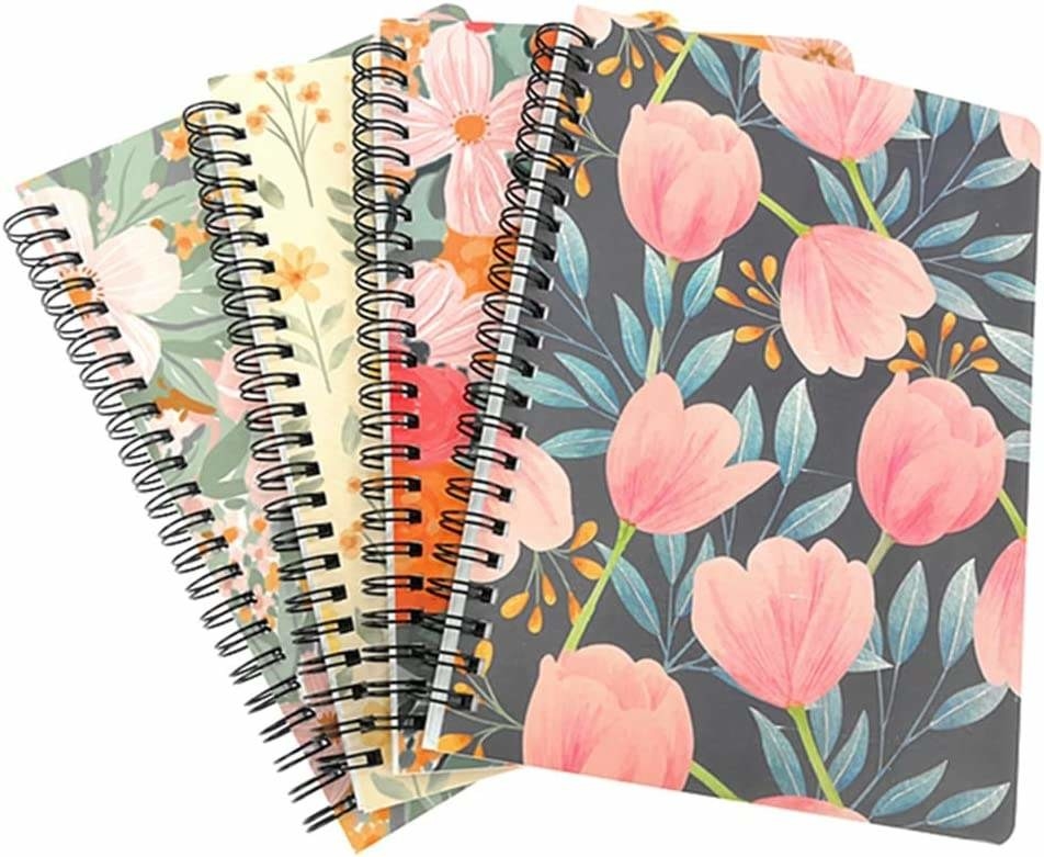 5.5&quot;X8.5'' 6&quot;X9&quot; 8.5&quot;X11&quot; Cuaderno espiral Impresión Diario Cuaderno de bocetos rayado con alambre