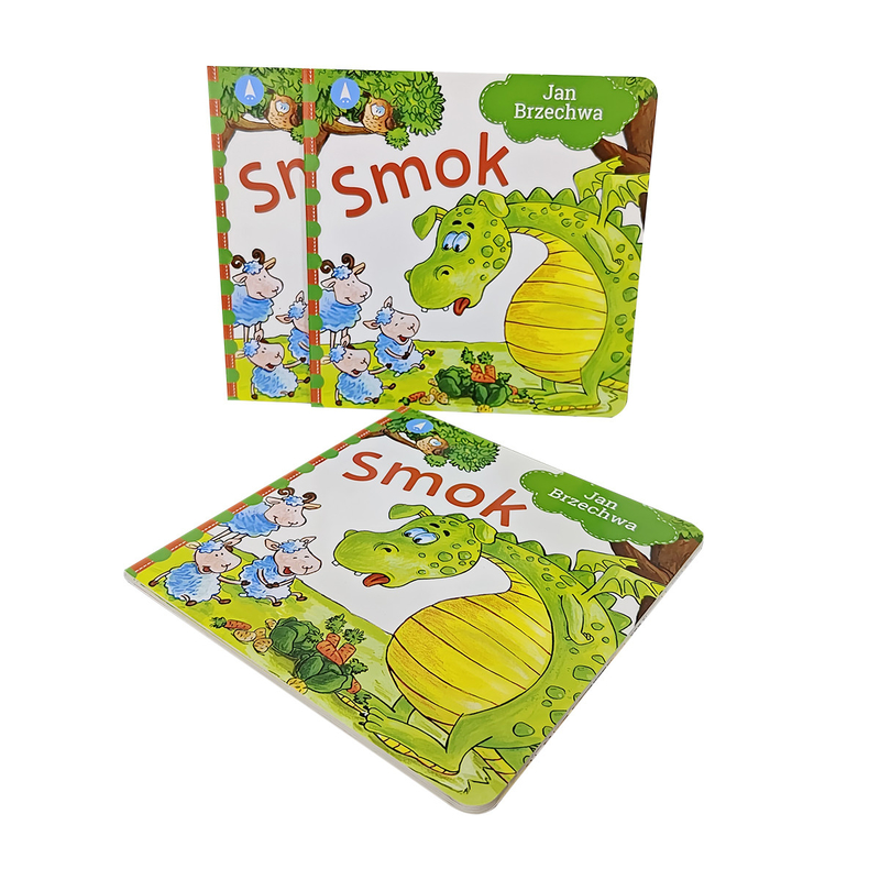 Niños A5 Niños Libro de tablero Impresión de tapa dura Servicio a todo color